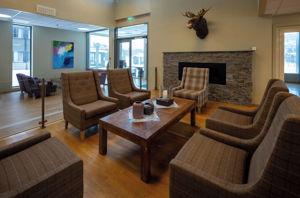 Lobby sitting area