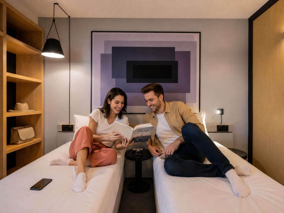 Standard Room, 2 Twin Beds | View from room
