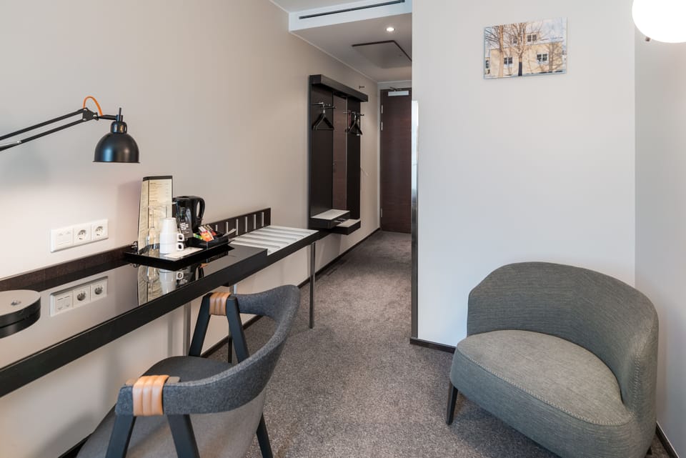 Compact Double Room | Living area | LCD TV