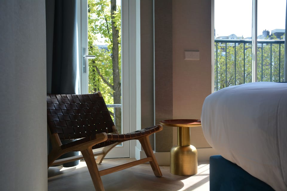 Double Room Canal View | Egyptian cotton sheets, premium bedding, memory foam beds, free WiFi