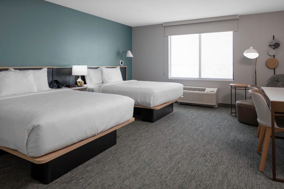 Hypo-allergenic bedding available, pillowtop beds, desk