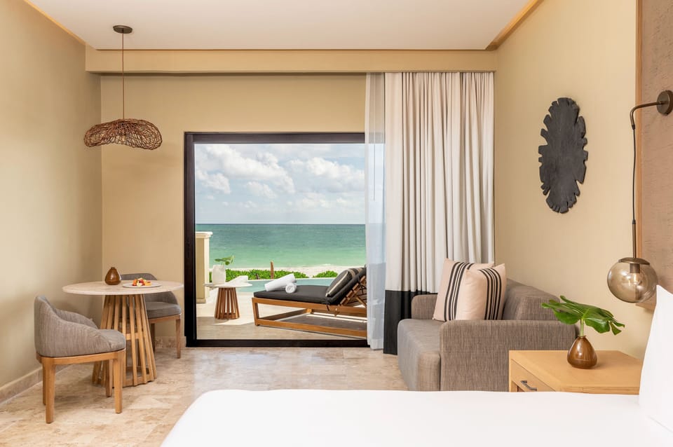 Premium bedding, down comforters, free minibar, in-room safe