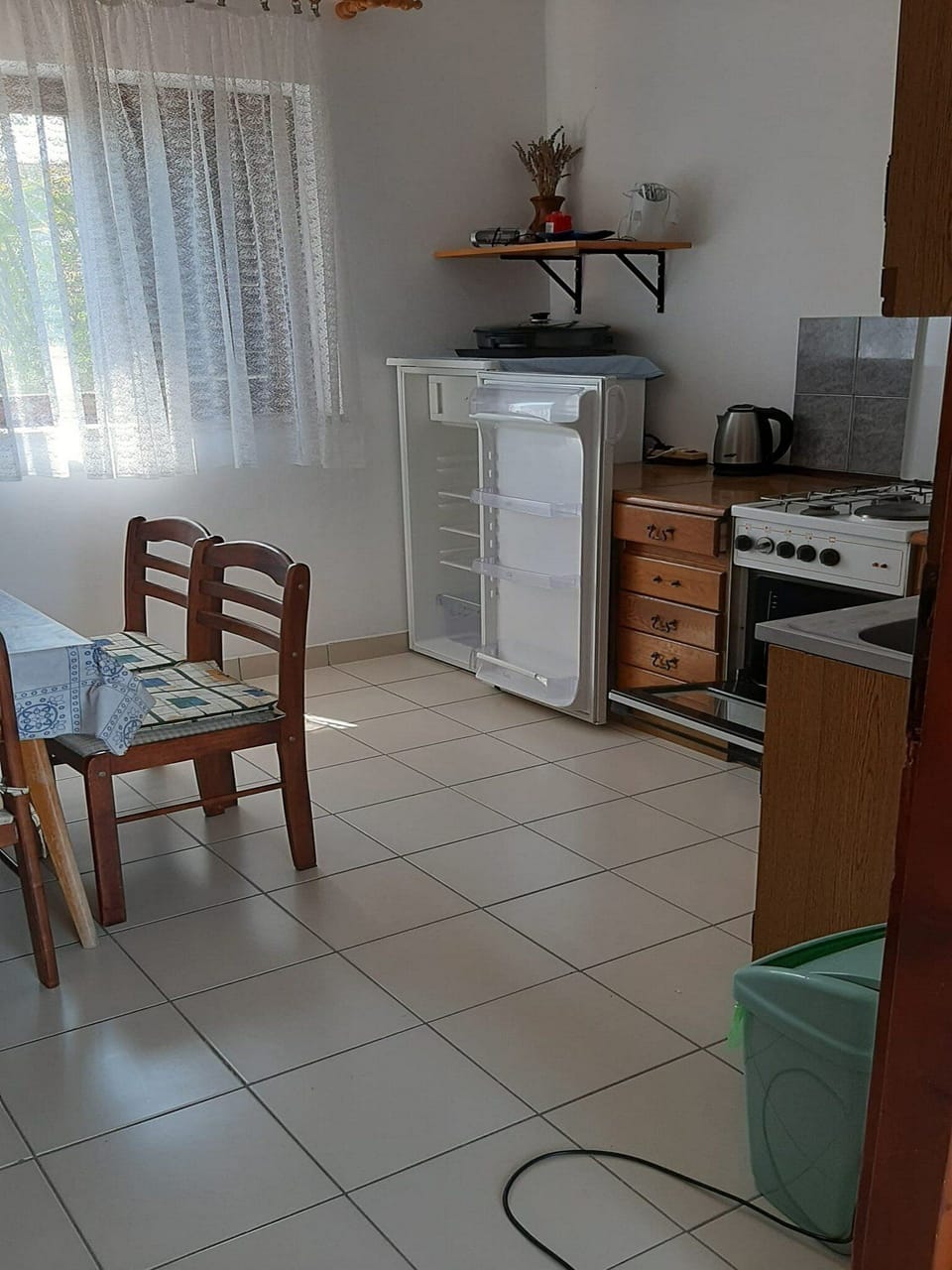 Apartment (Two Bedroom Apartment with Terrace an) | Private kitchen | Fridge, dining tables