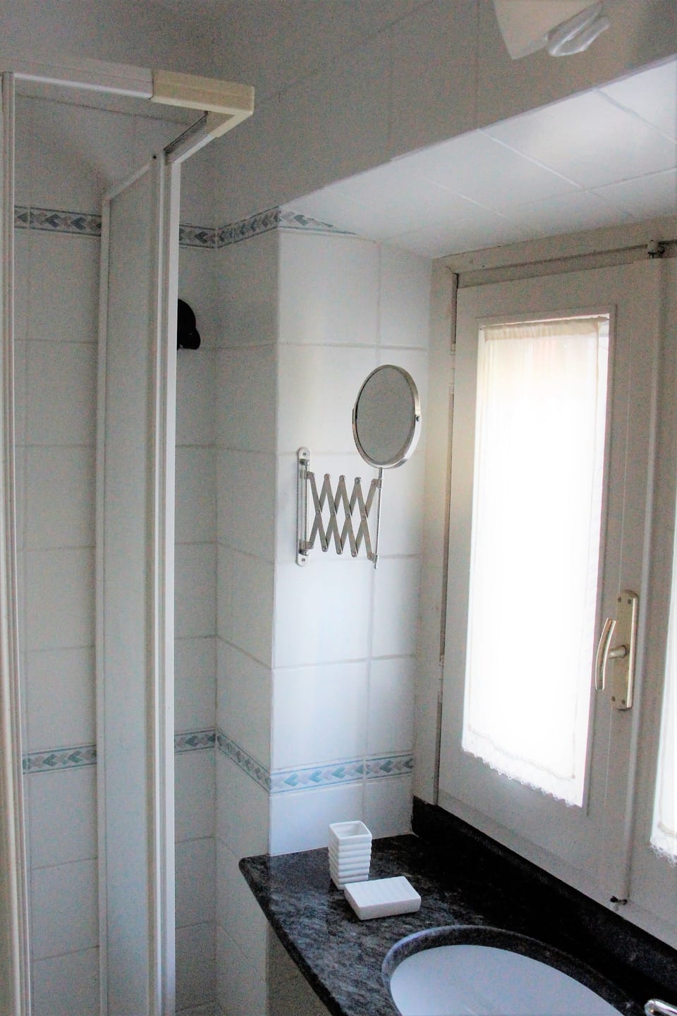 Shower, rainfall showerhead, hair dryer, bidet