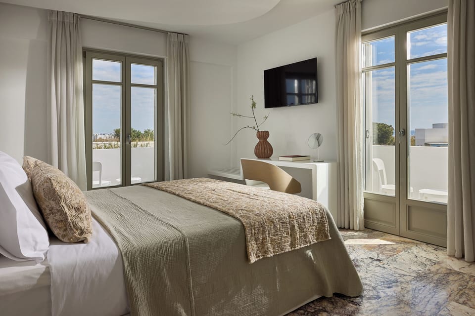 Deluxe Double Room - First Floor | Premium bedding, in-room safe, desk, laptop workspace