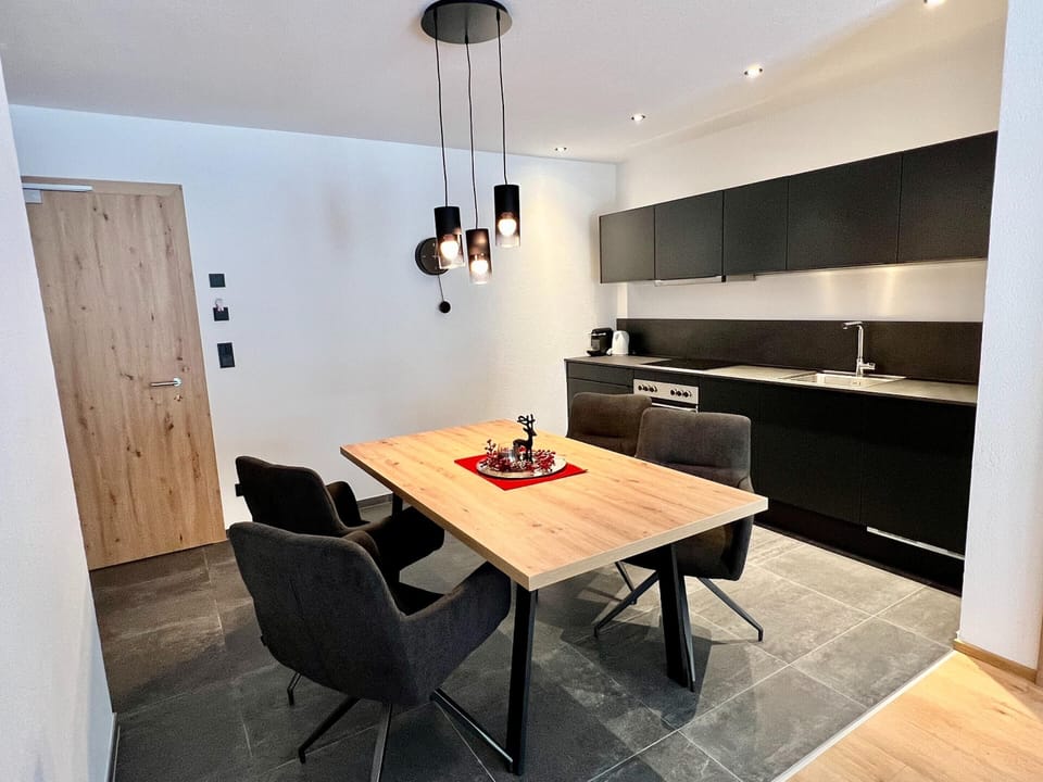 Apartment | Private kitchen | Stovetop, dishwasher, coffee/tea maker