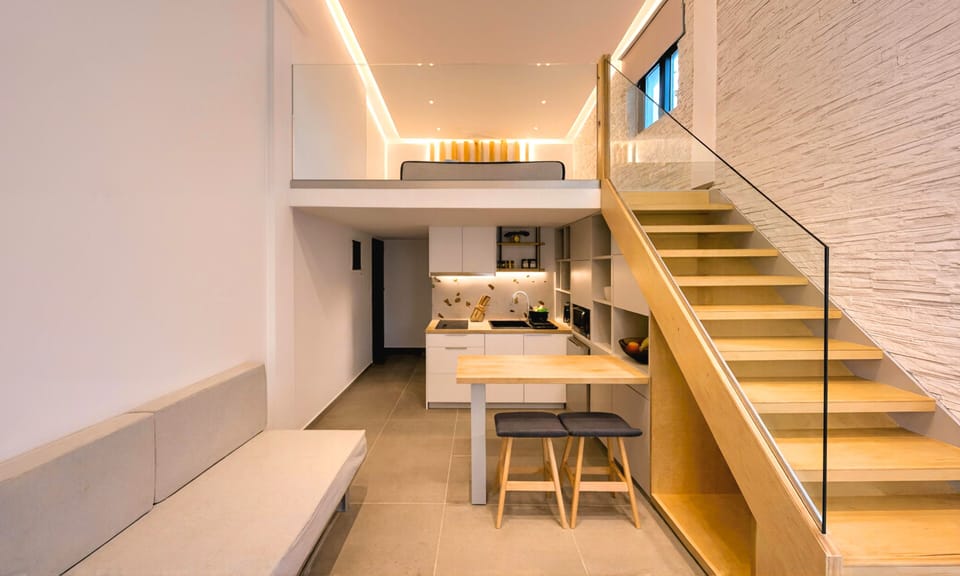 Deluxe Apartment, 1 Bedroom, Balcony, Sea View | Living area | Smart TV