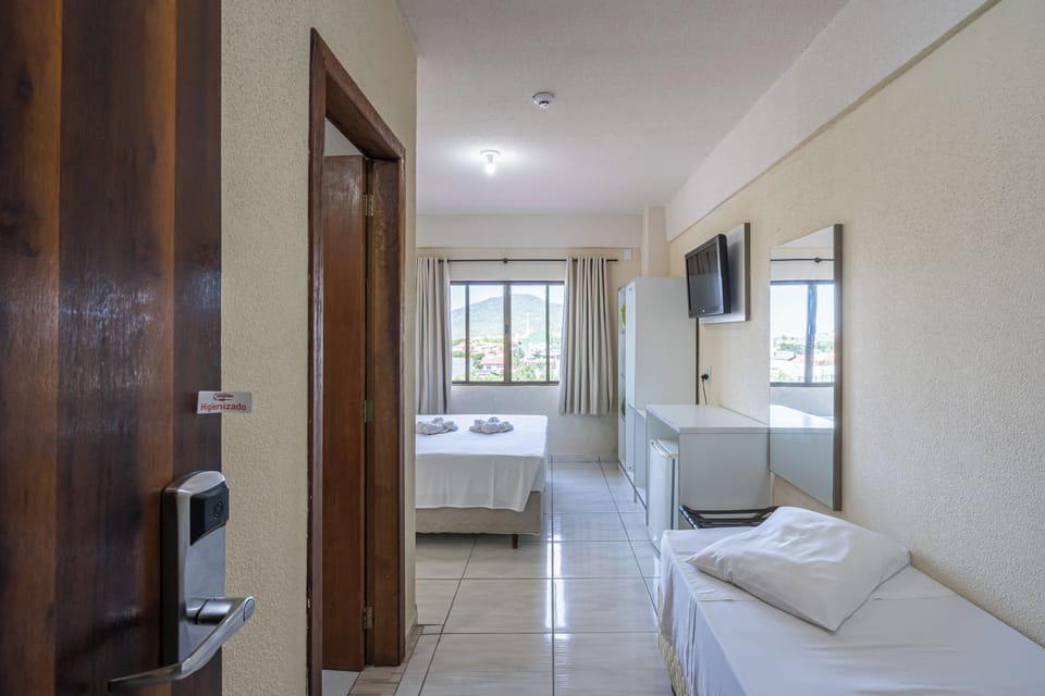 Minibar, desk, blackout drapes, free WiFi