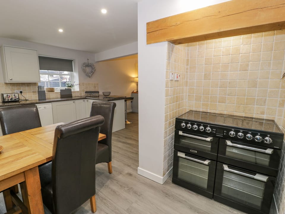Fridge, dishwasher, electric kettle, toaster