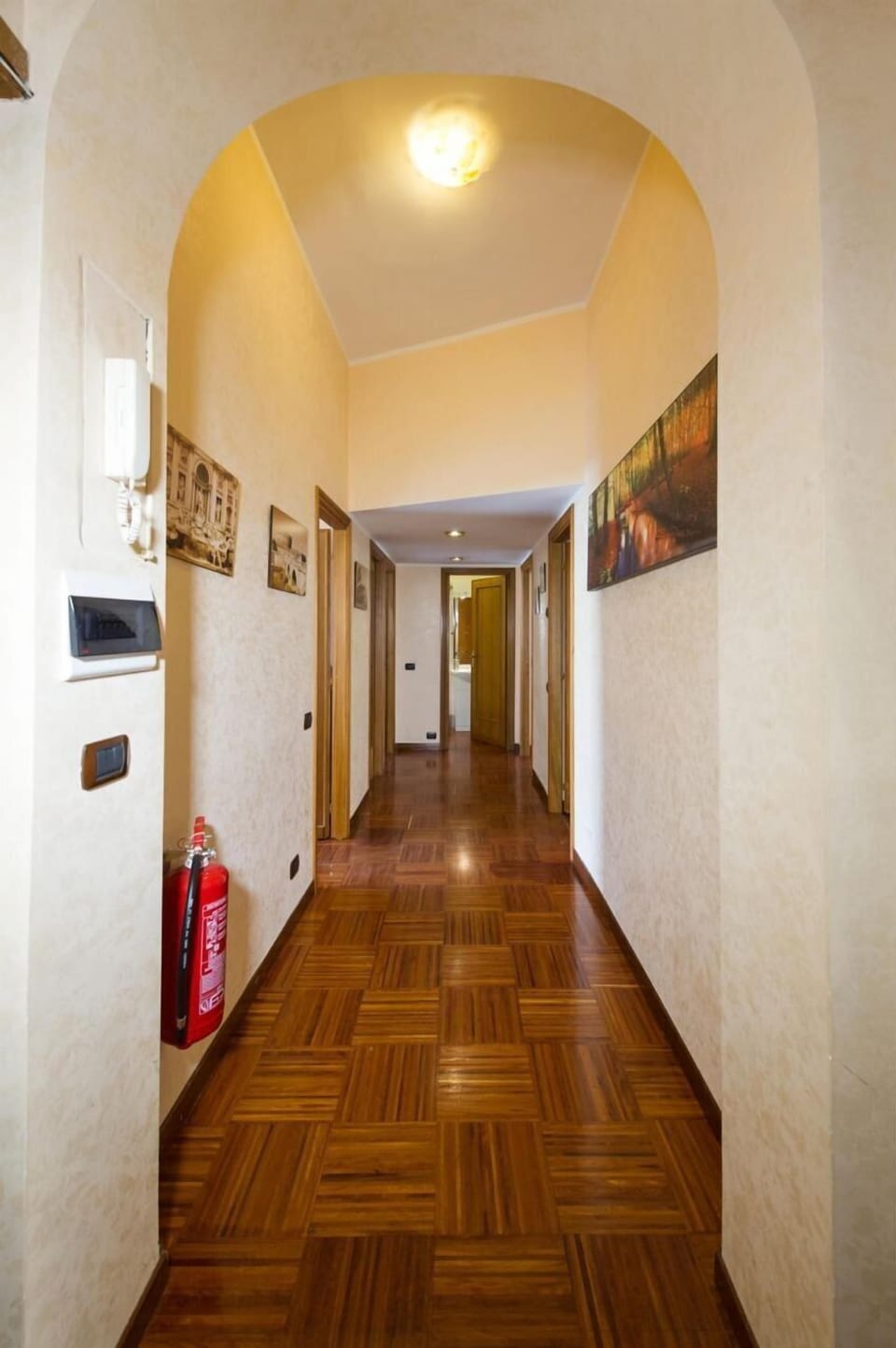 Interior entrance