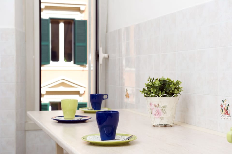 Exclusive Apartment | Private kitchen | Full-size fridge, microwave, espresso maker, electric kettle