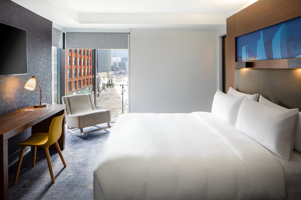 Premium bedding, pillowtop beds, in-room safe, desk
