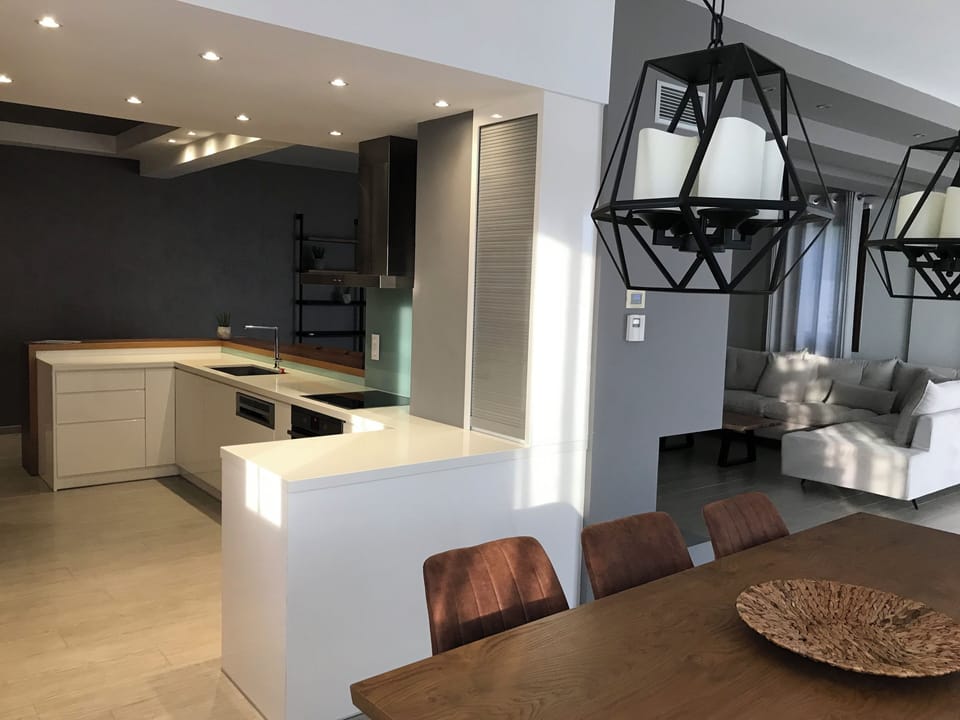 House, 3 Bedrooms, Sea View | Private kitchen | Fridge, oven, stovetop, espresso maker