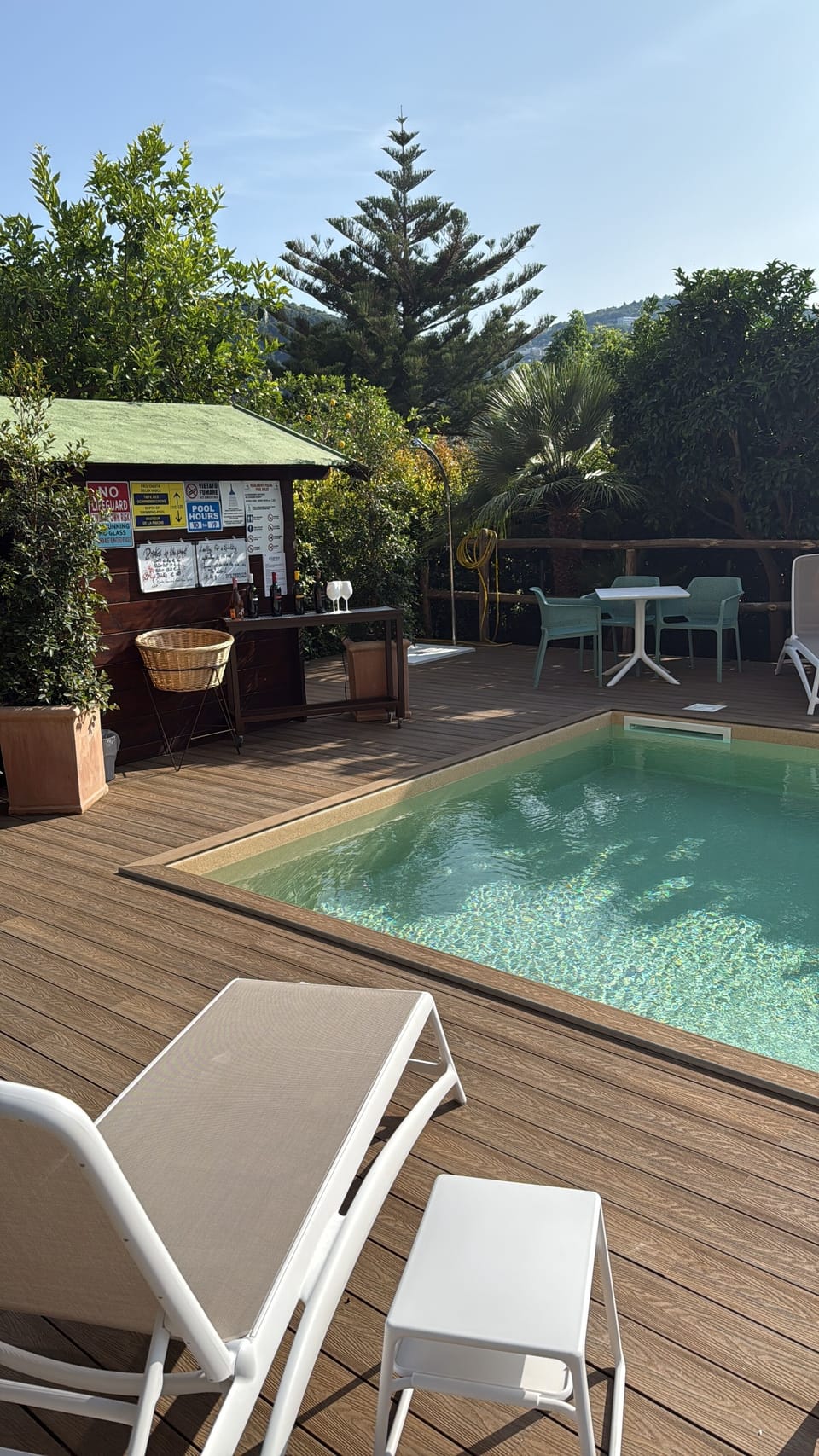 Seasonal outdoor pool