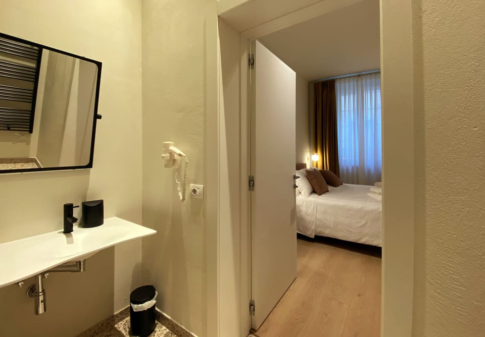 Standard Double Room | Bathroom | Shower, rainfall showerhead, hair dryer, bathrobes