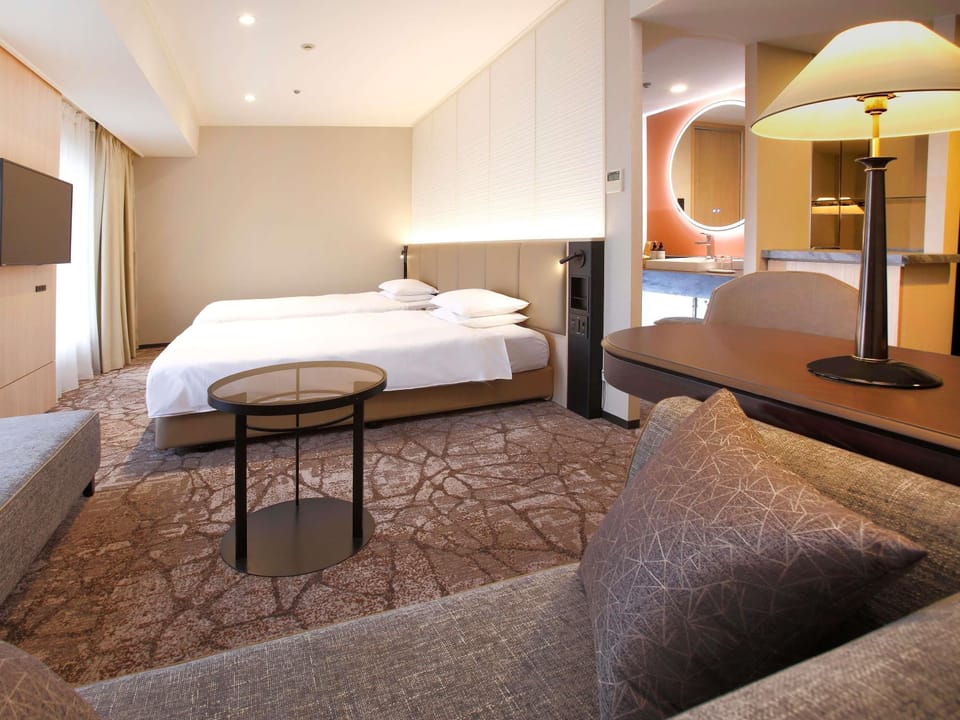 Privilege, Room, 2 Twin Beds | Down comforters, minibar, in-room safe, desk