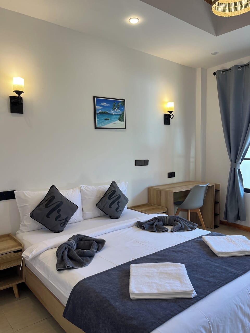 Standard Double Room | Premium bedding, free minibar, desk, laptop workspace