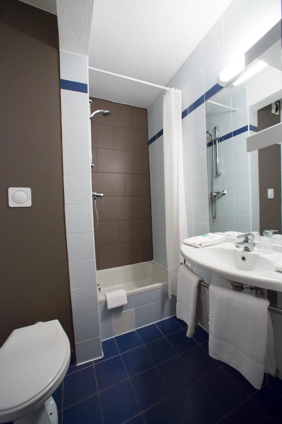 Shower, hair dryer (on request), towels