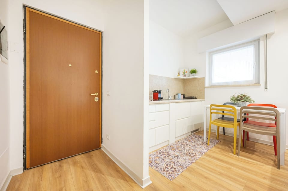 Comfort Apartment | Private kitchen | Full-size fridge, microwave, cookware/dishes/utensils, cleaning supplies