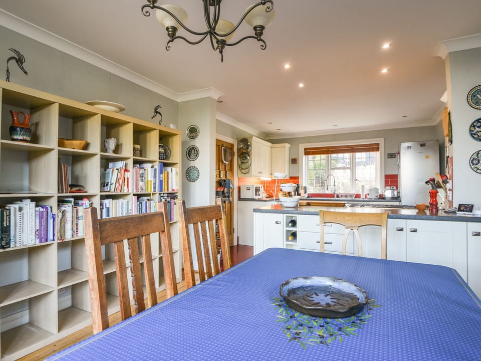 Fridge, dishwasher, electric kettle, toaster