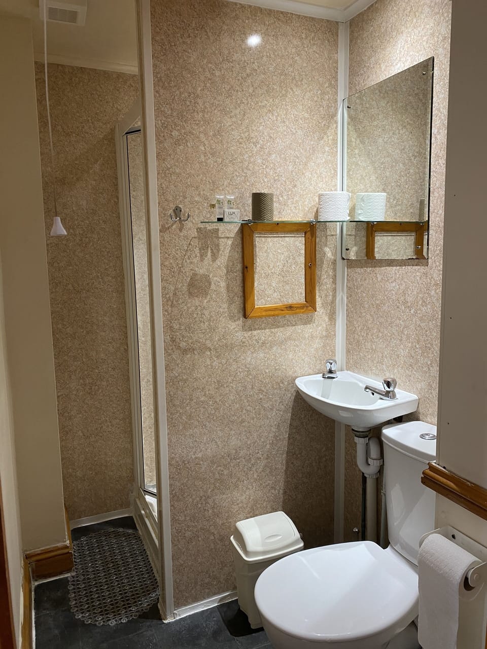 Free toiletries, towels