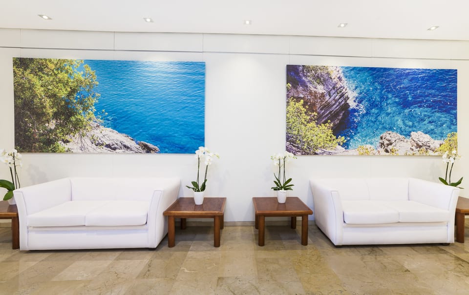 Lobby sitting area