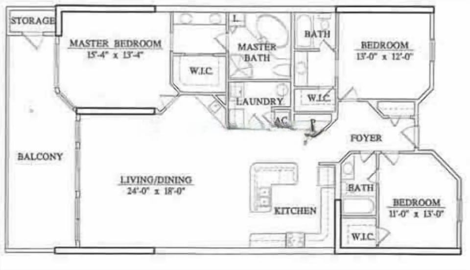 Condo, 3 Bedrooms | Floor plan