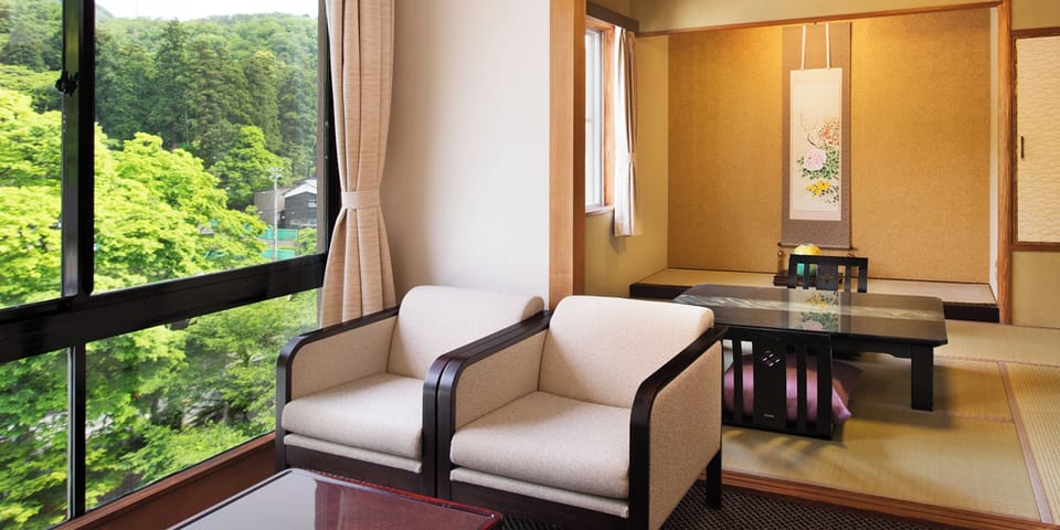 Japanese-style Room [Nagomi] - With indoor bath, Non Smoking | Premium bedding, minibar, in-room safe, free WiFi