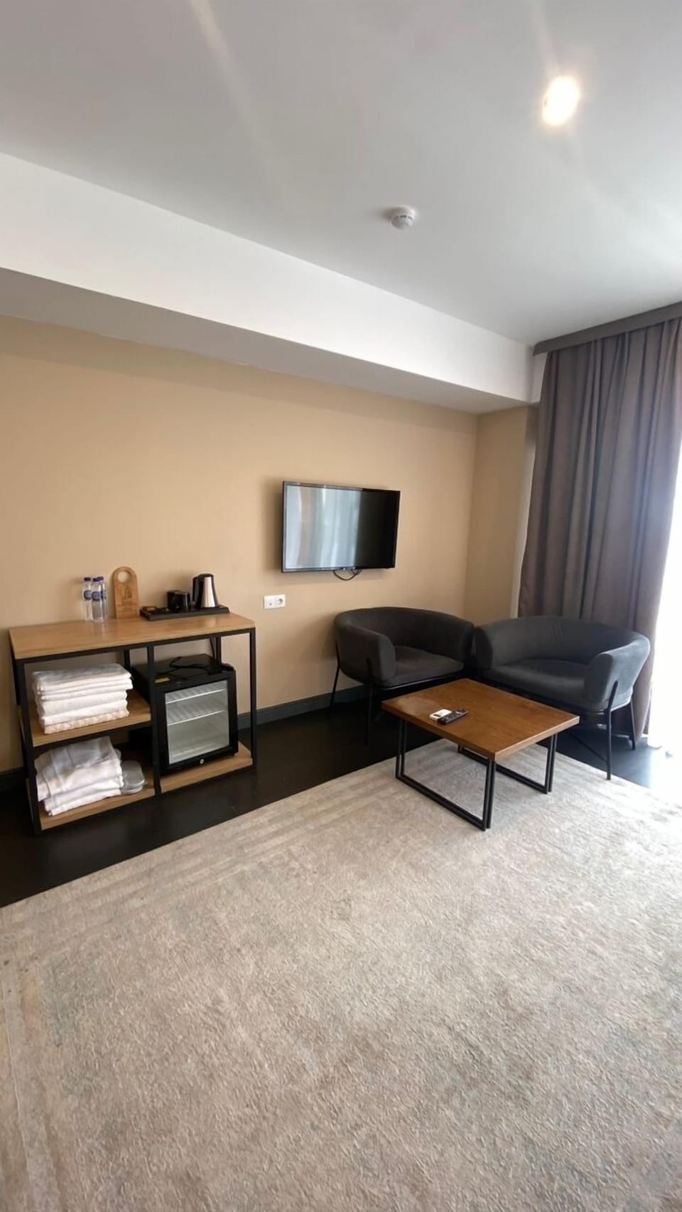 Blackout drapes, iron/ironing board, free WiFi