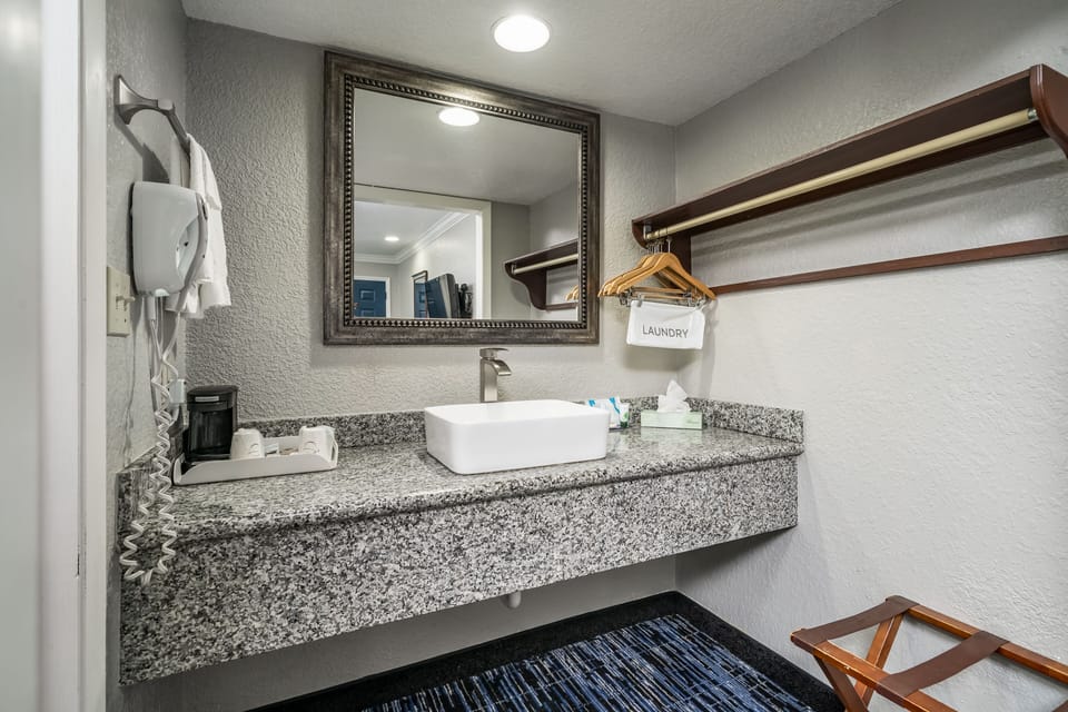 Room, 1 King Bed, Non Smoking | Bathroom sink