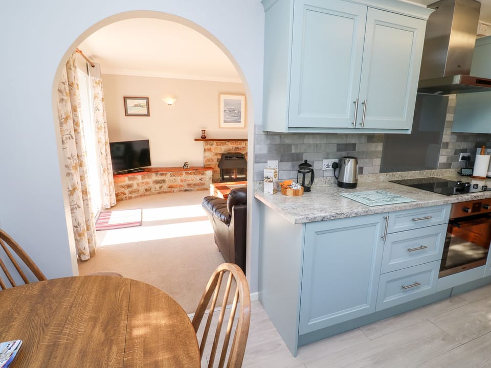 Fridge, dishwasher, electric kettle, toaster