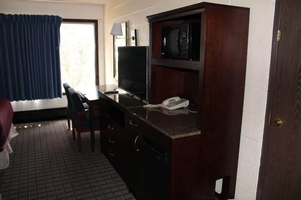 Standard Double Room, 2 Queen Beds | Desk, laptop workspace, blackout drapes, iron/ironing board