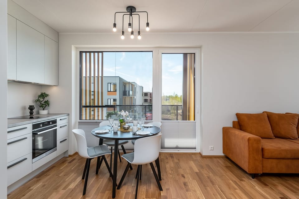 Comfort Apartment | Private kitchen | Full-size fridge, oven, dishwasher, espresso maker
