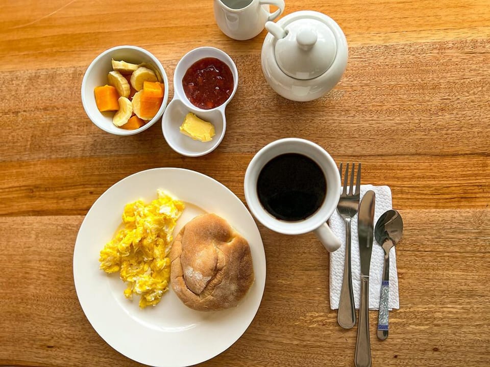 Daily English breakfast for a fee