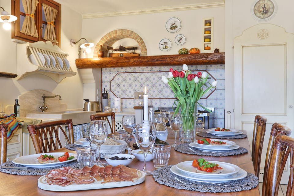 Romantic Villa | Private kitchen | Full-size fridge, oven, stovetop, dishwasher