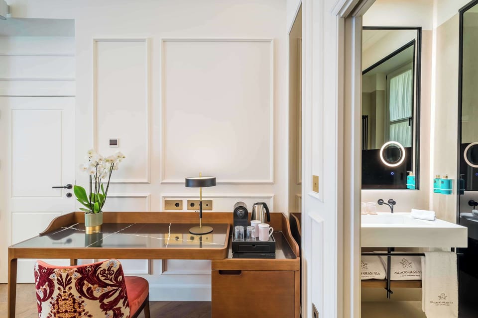 Premium bedding, minibar, in-room safe, desk