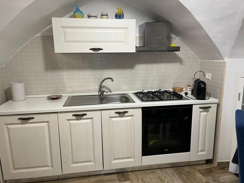 Junior Suite | Private kitchen | Fridge, oven, stovetop, cookware/dishes/utensils