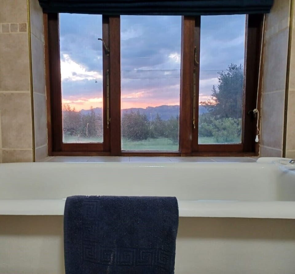 Romantic Room, Patio, Mountain View | Bathroom | Shower, towels