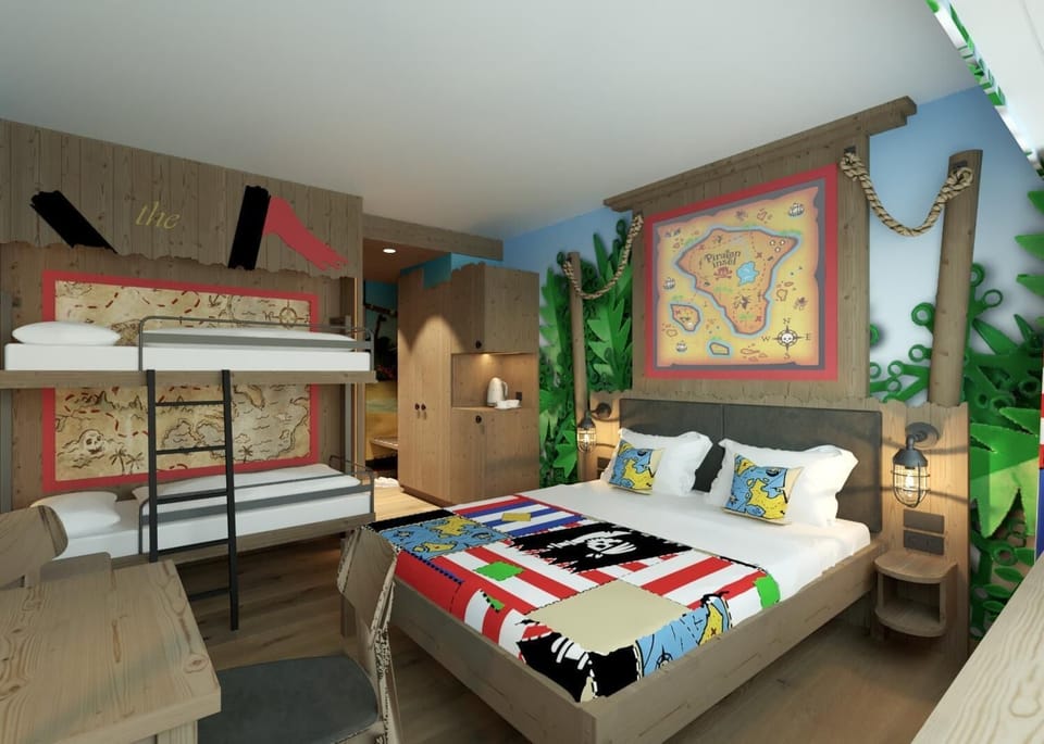 Pirate Island Room | Hypo-allergenic bedding, individually decorated, individually furnished