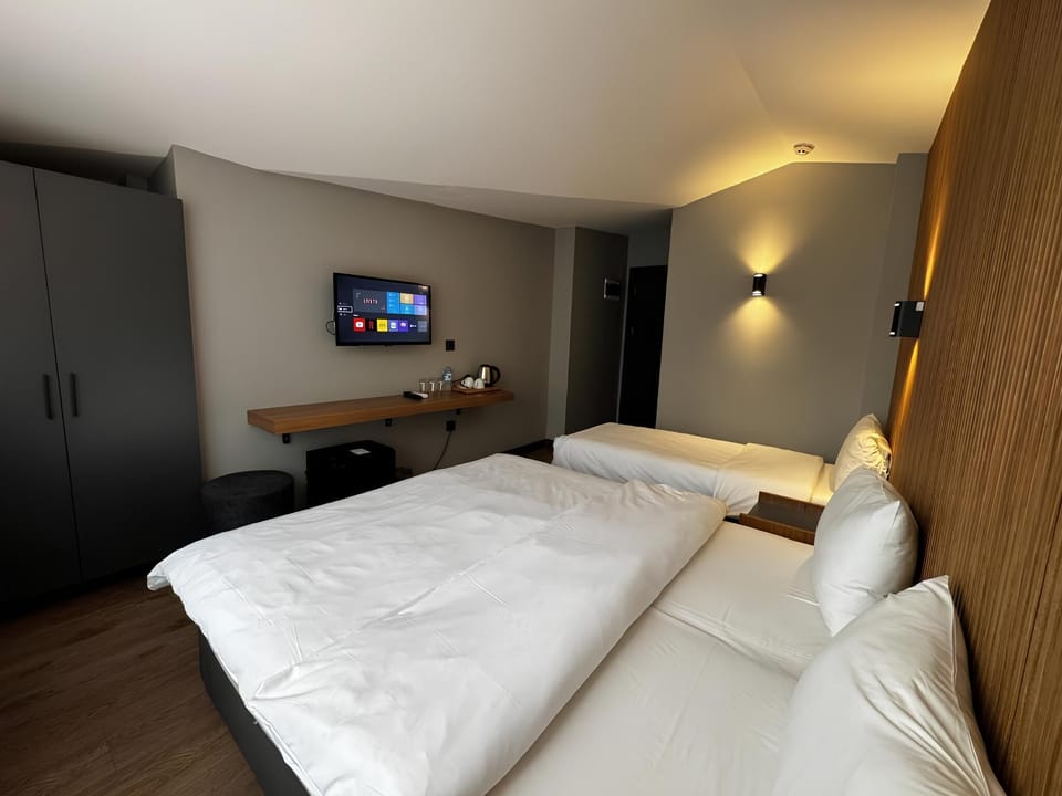 Exclusive Triple Room, Multiple Beds, Non Smoking, City View | Egyptian cotton sheets, premium bedding, memory foam beds, minibar