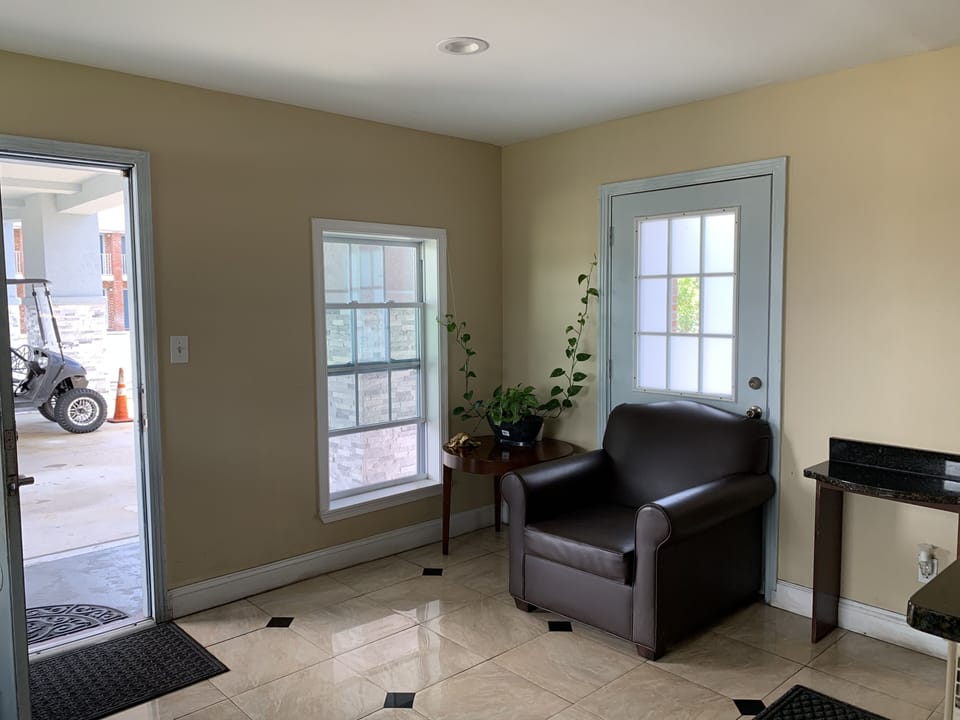 Interior entrance