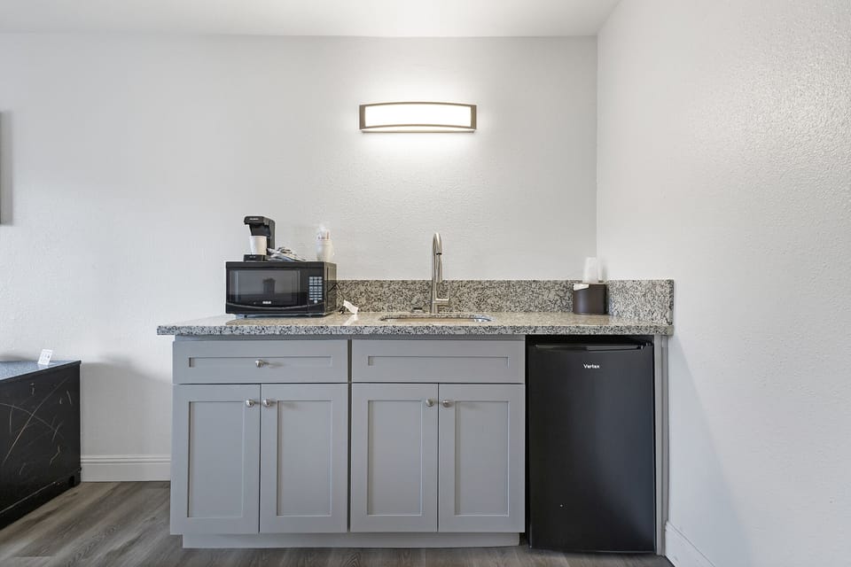 Desk, blackout drapes, iron/ironing board, free WiFi