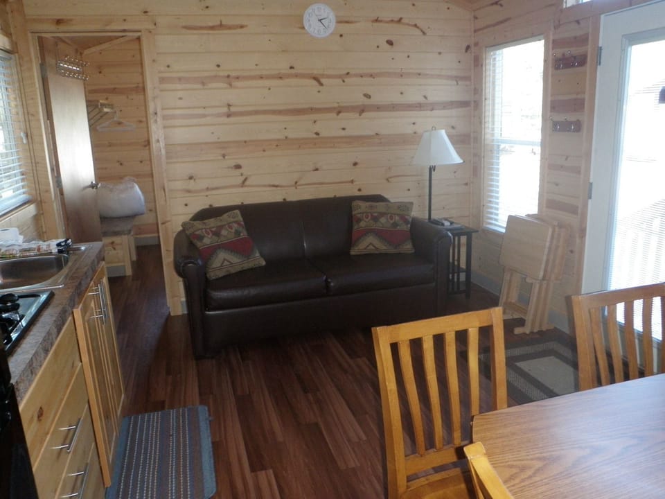 Cottage, Multiple Beds, Non Smoking, Kitchen (Gas BBQ Grill, No Pets Permitted) | Living area | 32-inch flat-screen TV with satellite channels, TV, DVD player