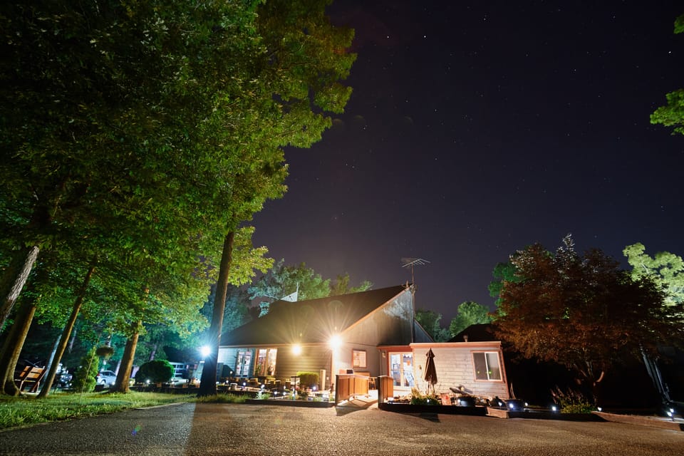Front of property - evening/night