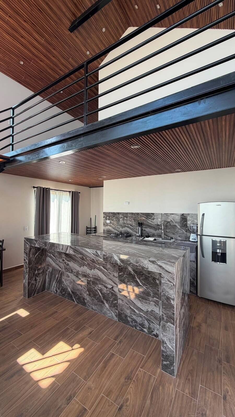 Standard Cabin, Pets Allowed | Private kitchen | Coffee/tea maker, full-size fridge, microwave, dishwasher