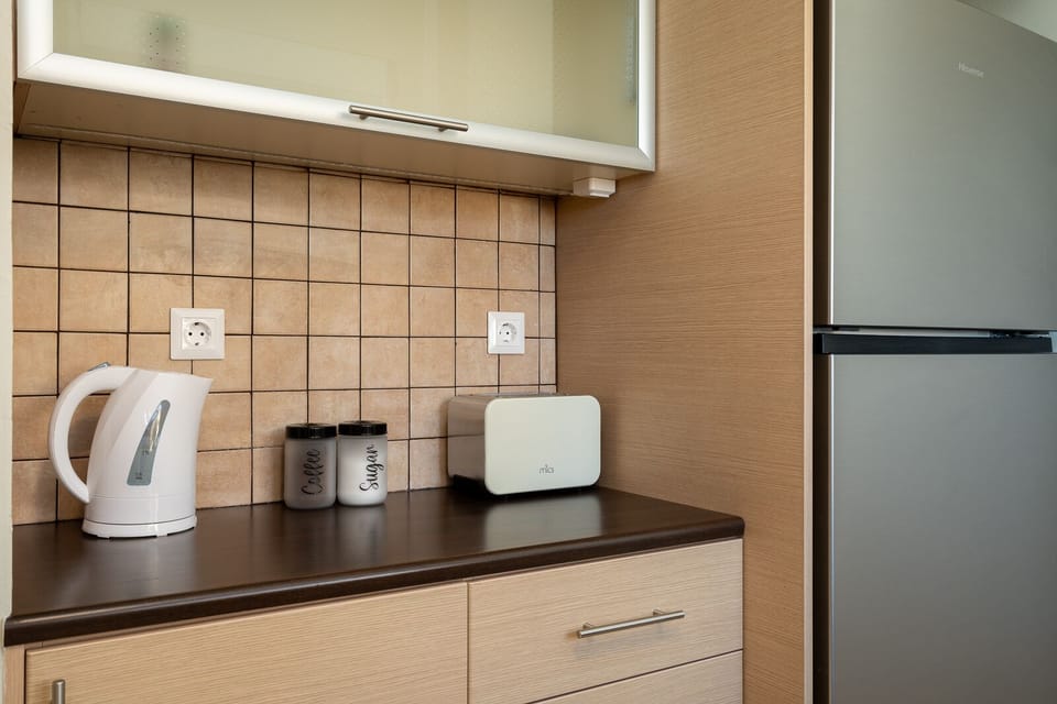 Apartment | Private kitchen | Full-size fridge, oven, stovetop, dishwasher