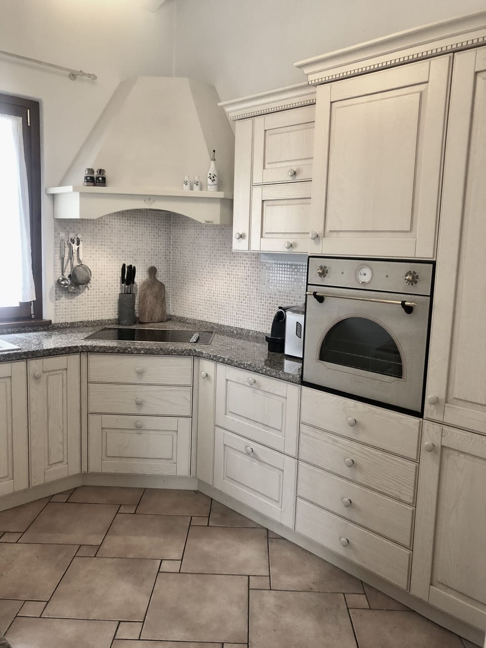 Panoramic Penthouse | Private kitchen | Full-size fridge, microwave, oven, stovetop