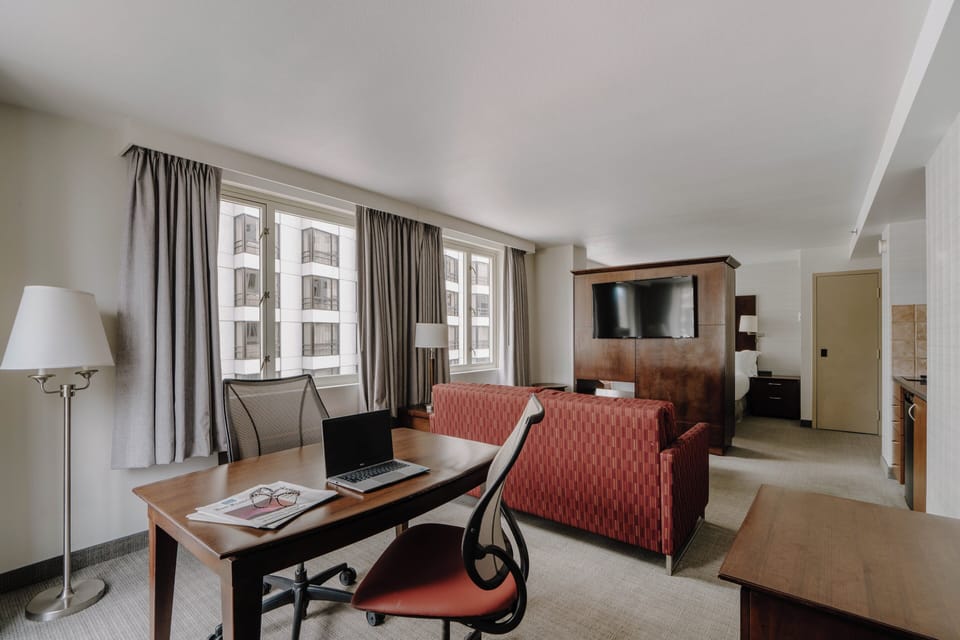 Suite, 1 Queen Bed, Kitchenette (with Terrace) | 1 bedroom, premium bedding, pillowtop beds, in-room safe