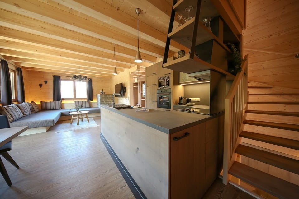 Chalet, 4 Bedrooms, 2 Bathrooms | Living area | Flat-screen TV, foosball, table tennis