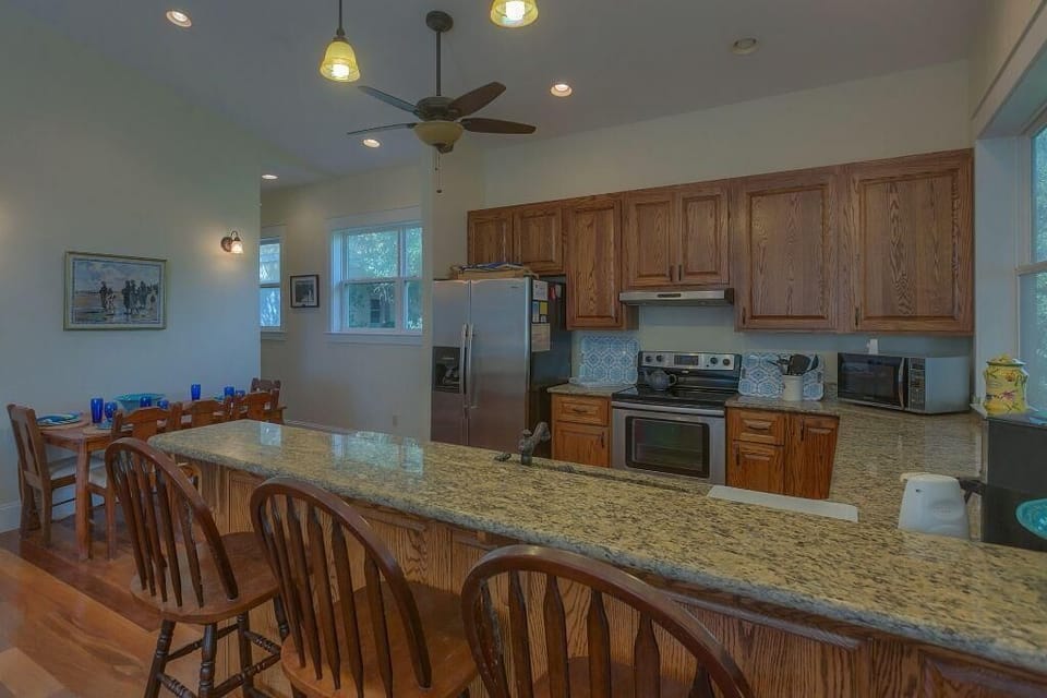 House, Multiple Beds (Camp Palms at Indian Pass) | Private kitchen | Oven, toaster